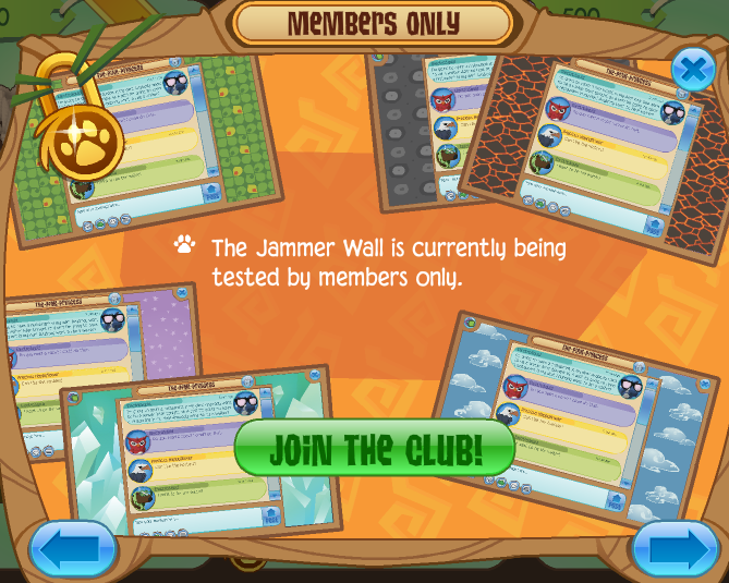 Animal Jam Community Blog Parasol and Jammer Wall