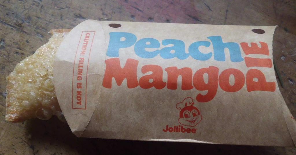 Jollibee's Peach Mango Pie Cook Food with Love