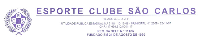 Coluna Acontecendo: ESPORTE CLUBE SÃO CARLOS, 67 ANOS. NOSSOS PARABÉNS