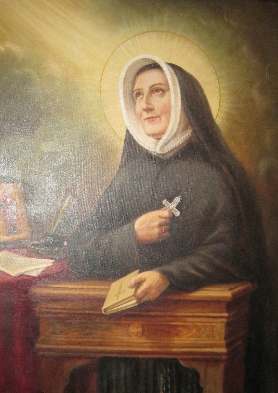 ICONOGRAPHIE CHRÉTIENNE Sainte MADELEINESOPHIE BARAT, vierge et