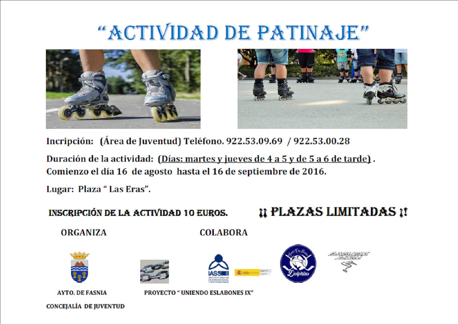 ACTIVIDAD DE PATINAJE