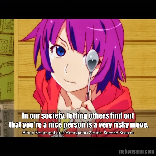 Get Wallpaper Monogatari Series Second Season 1 Anime Quotes Nekonyann For Android