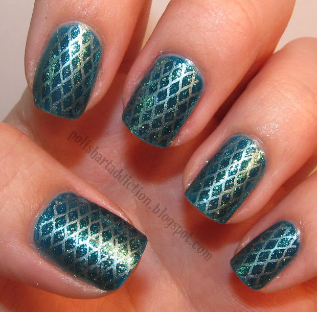 mermaid nail art