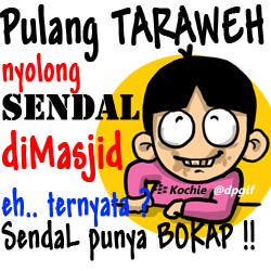 DP BBM tentang nyolong sandal di masjid gambar DP BBM tentang nyolong sandal di masjid
