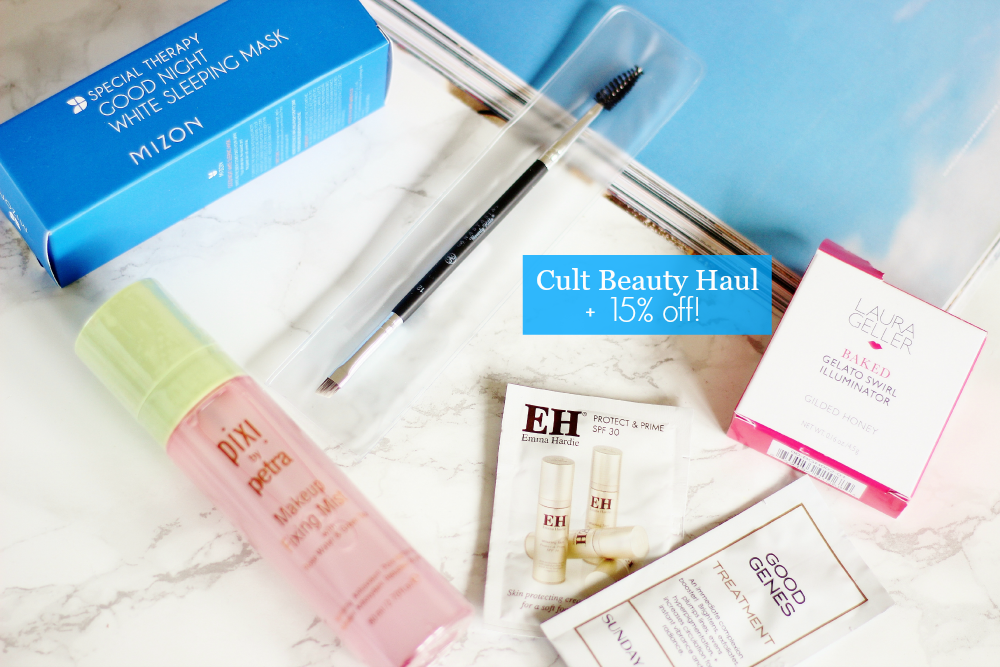 Cult Beauty Haul + 15 off discount code The Blushing Giraffe