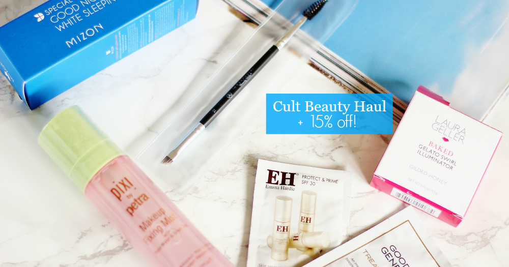 Cult Beauty Haul + 15 off discount code The Blushing Giraffe
