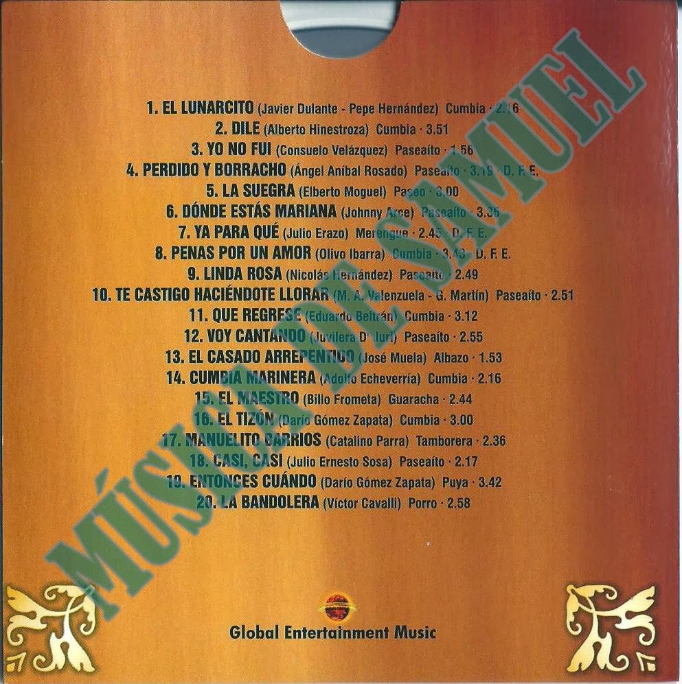 MELODIAS DE COLOMBIA: 100 EXITOS RODOLFO AICARDI - CD - 3