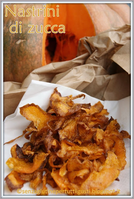 nastrini di zucca fritti