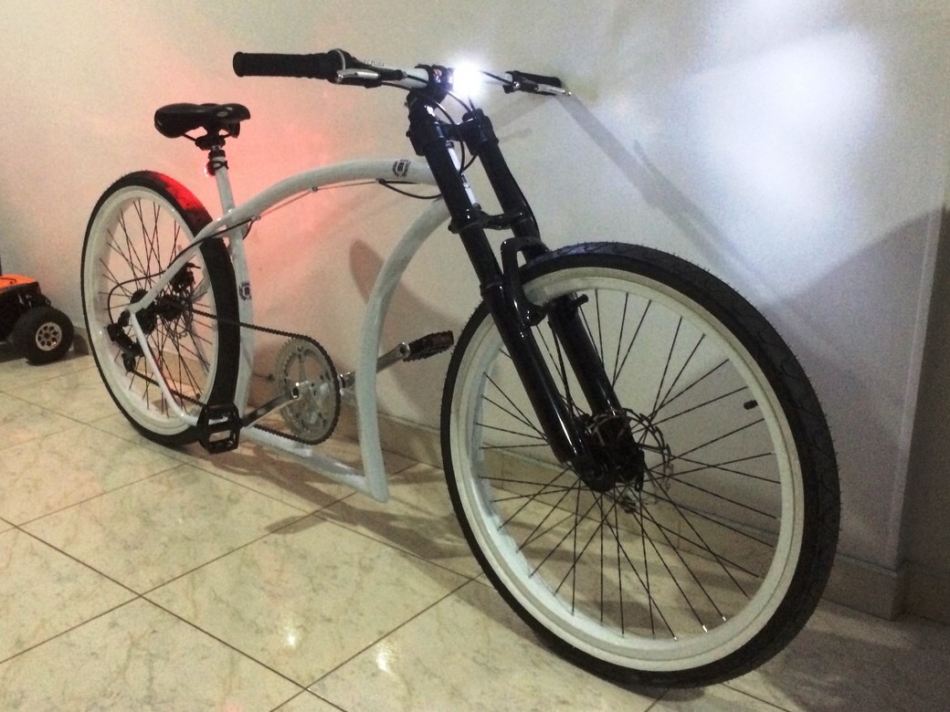 Zoom 26" triple tree bicycle fork shocks suspension 1" threaded disc or