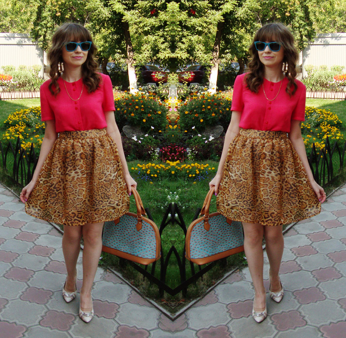 LIVE 2013, Outfit, Handmade, Blouse, Skirt, Nucelle, Bag, Вестфалика, Shoes, Ray-Ban, Sunglasses