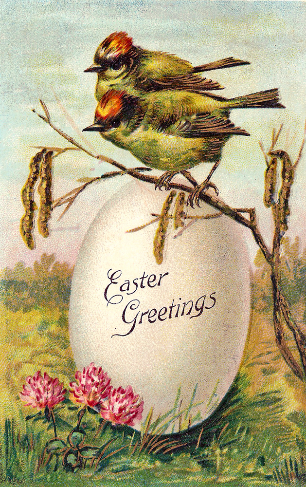 Vintage Graphic Arts: Easter Greetings postcards #2