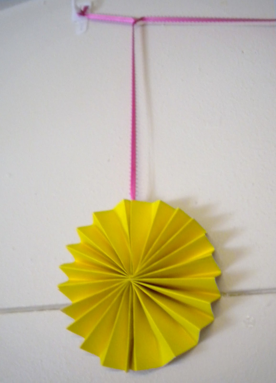 Paper Fan Banner Tutorial My Girlish Whims