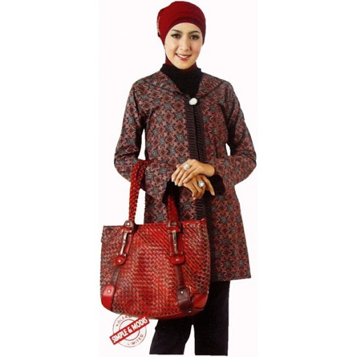 Model Baju Batik Muslimah Modern Terbaru 2015 dan 2016