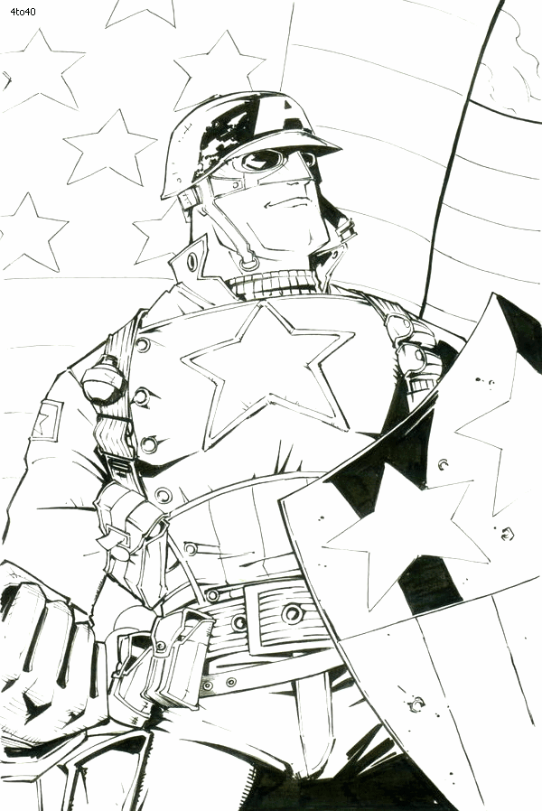 Captain America Coloring Pages ~ Free Printable Coloring Pages - Cool