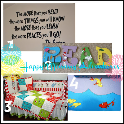 Dr Seuss-inspired bedroom