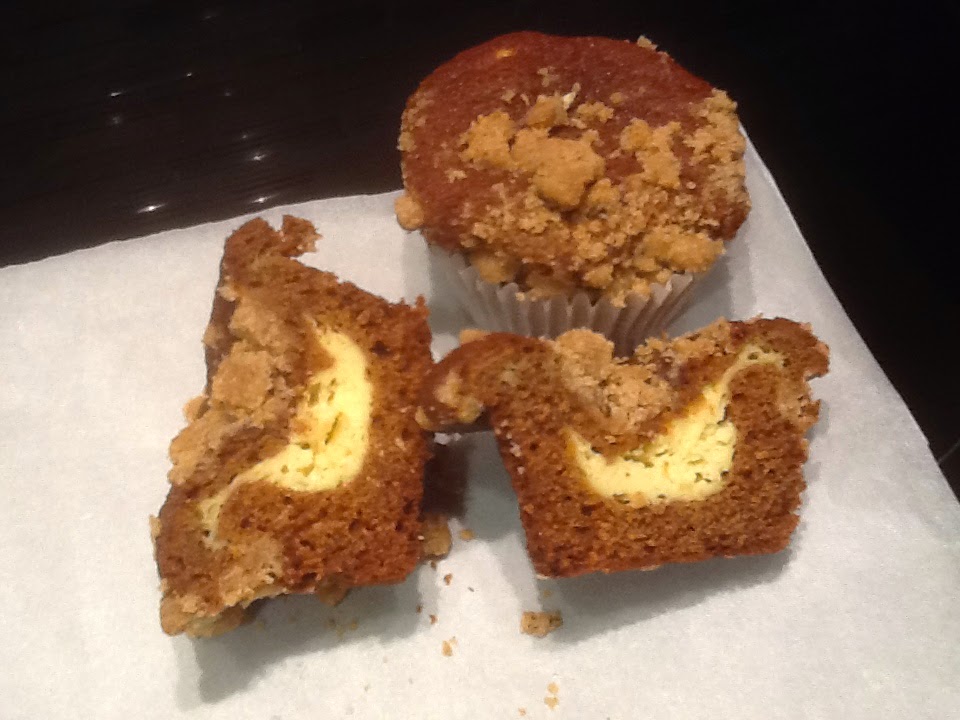 Channeling Anne Gingerbread Muffins with Cream Cheese Filling