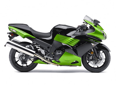 supersport motorcycle 2011 Kawasaki NinjaZX14 green