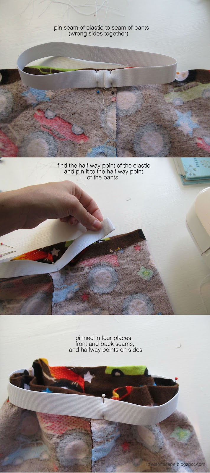 In the Little Stone Cape DIY Toddler Pajama Pants Pattern