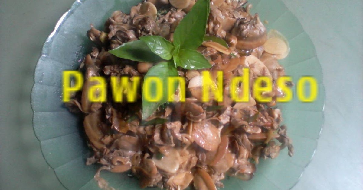 [Resep] Kerang Masak Kemangi Duo Gembuls