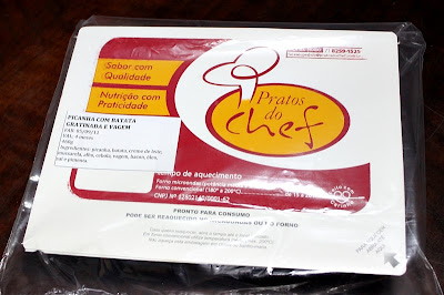 Pratos do Chef: Embalagem dos alimentos Pratos do Chef: Embalagem dos alimentos