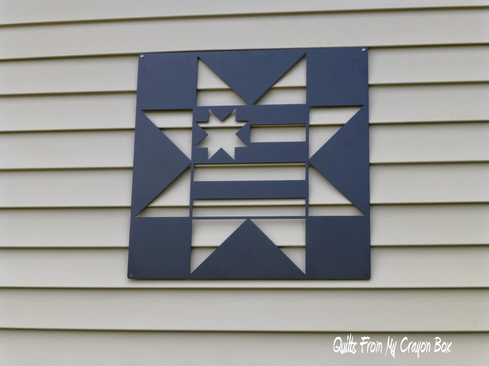 Crayon Box Quilt Studio Classic Metal Company Barn Quilts review and