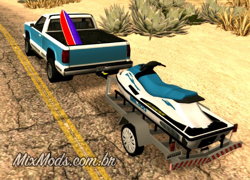 Reboque de barcos para GTA San Andreas