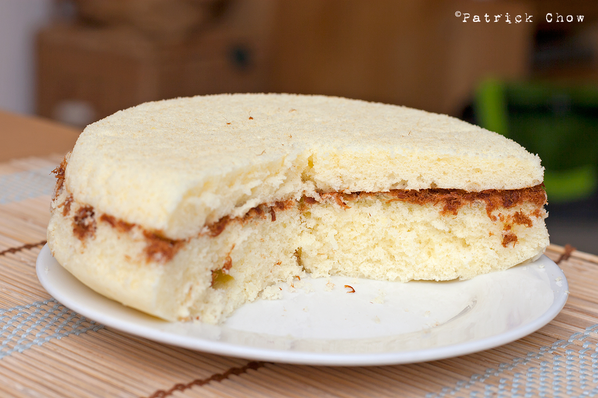 Cook With No Books Steamed Pork Floss Cake