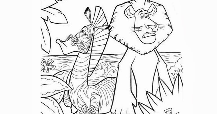 Alex and Marty coloring pages | Free Coloring Pages and Coloring Books
