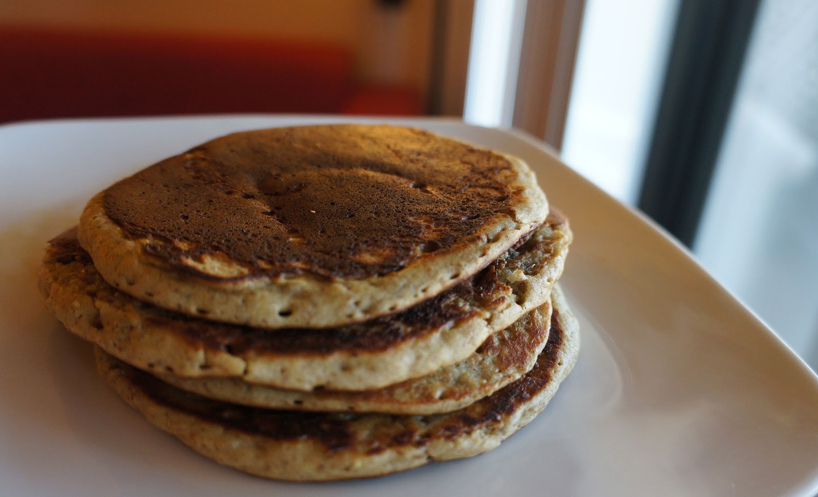 Simple. Banana Quinoa Pancakes with flaxseed