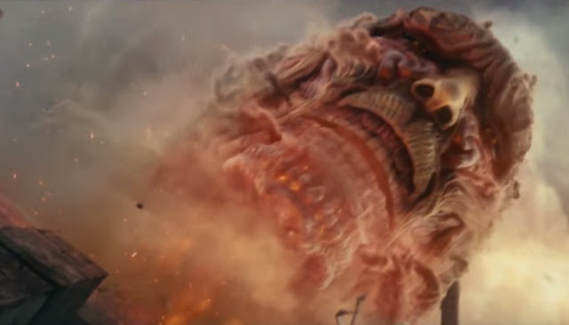 Colossal Titan could've climbed beyond the wall. Attack on Titan live action still colossal
