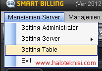Setting Susunan PC Pada Smart Billing Setting Susunan PC Pada Smart Billing