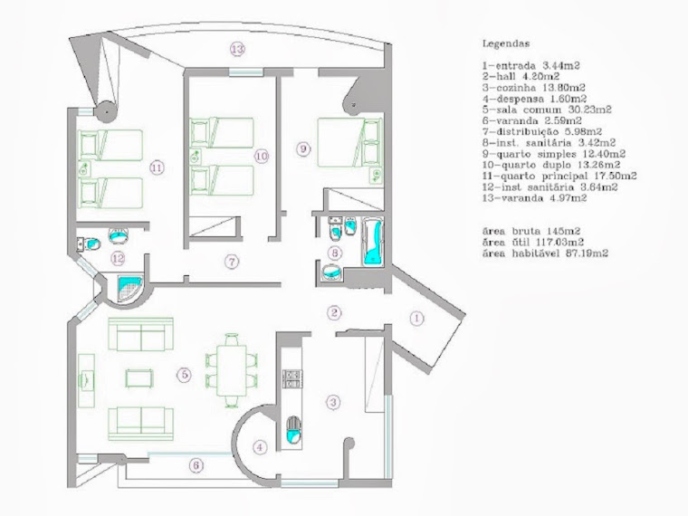 floor plan - apartment