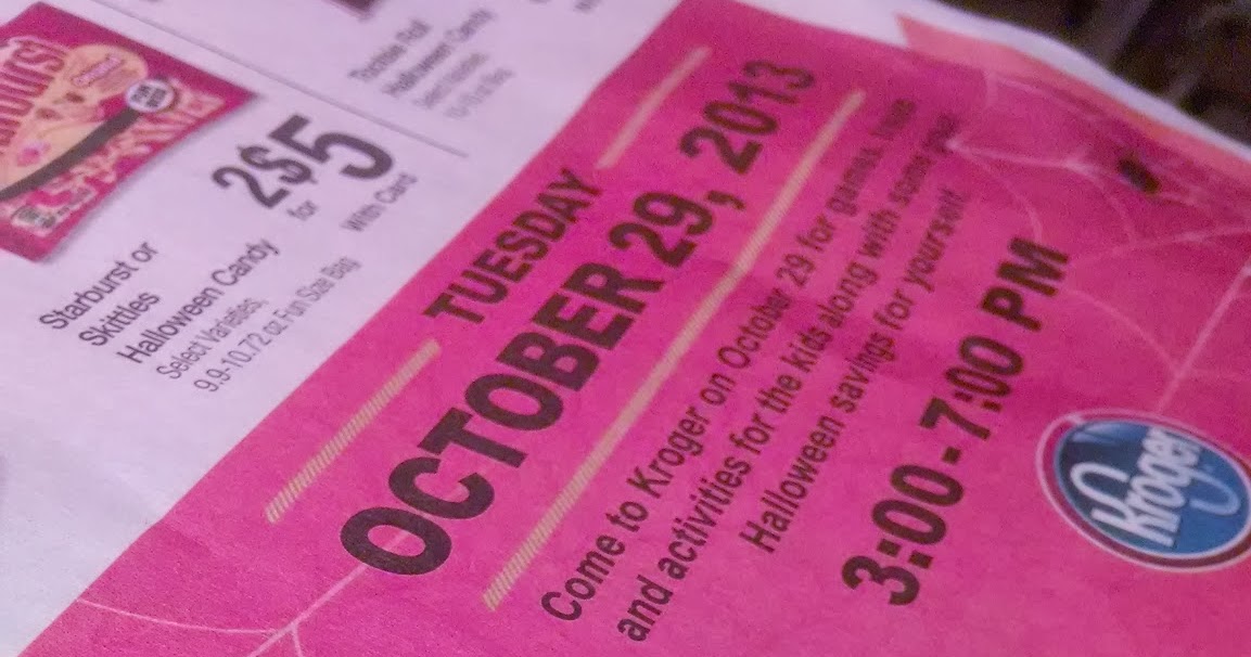 FREE IS MY LIFE FREE Kroger Kids Night Out Halloween Event 10/29 37pm