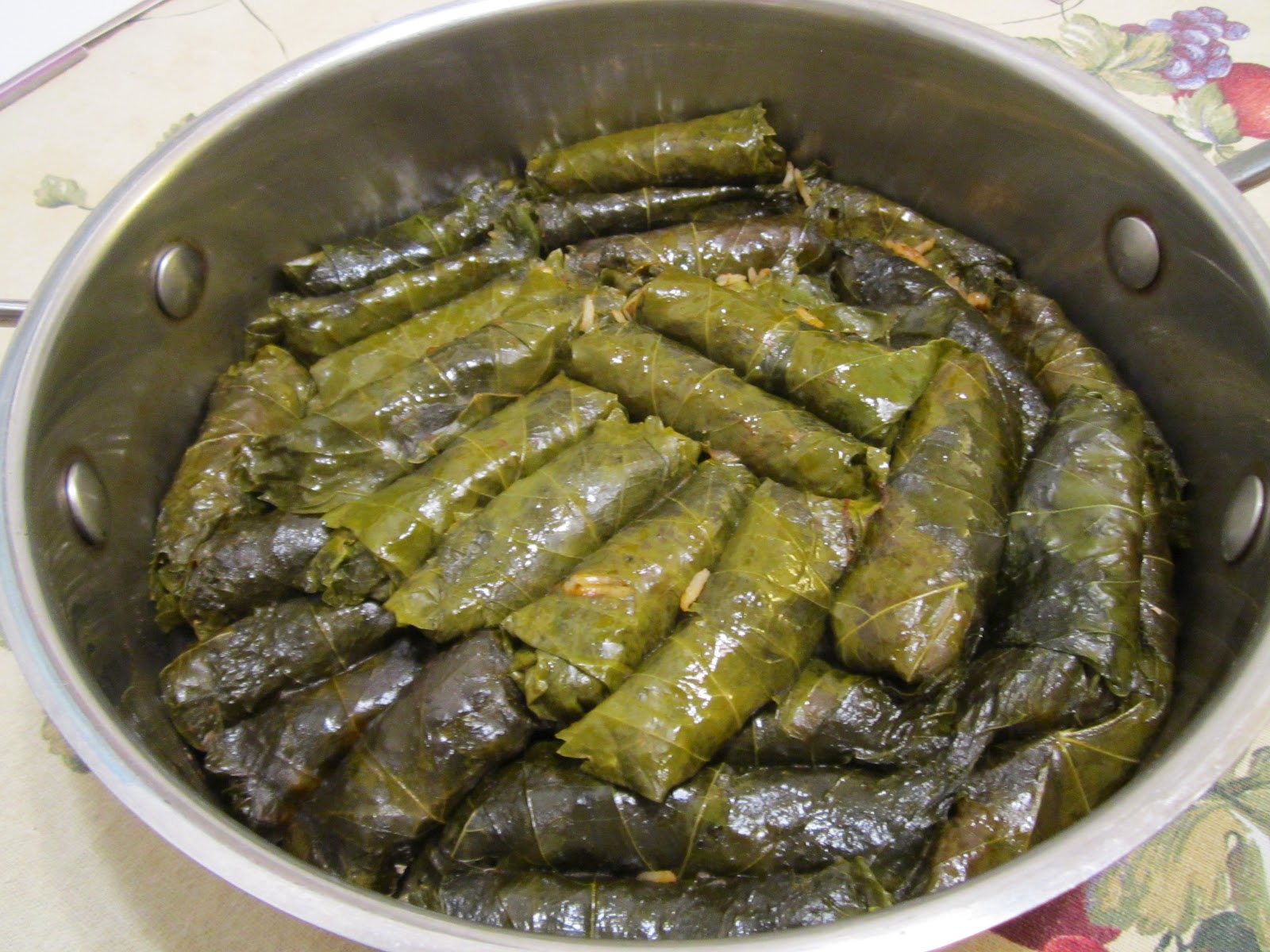 The Iraqi Family Cookbook Stuffed Grape LeavesVegetarian ورق عنب