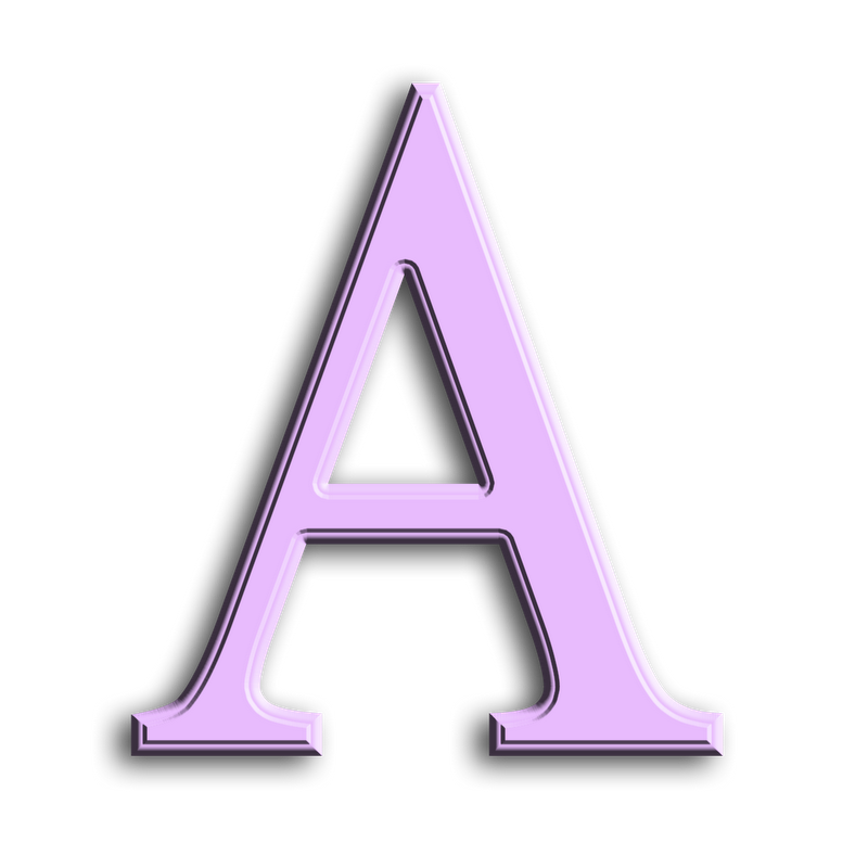 GRANNY ENCHANTED'S BLOG: "Purple Beveled" PNG Free Scrapbook Alphabet
