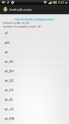 Get default Locale and available Locales Get default Locale and available Locales