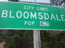 Bloomsdale sign