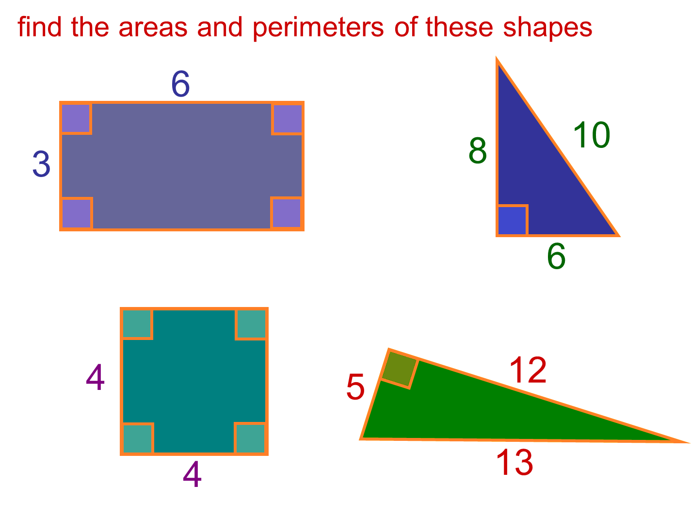 MEDIAN Don Steward mathematics teaching area with perimeter