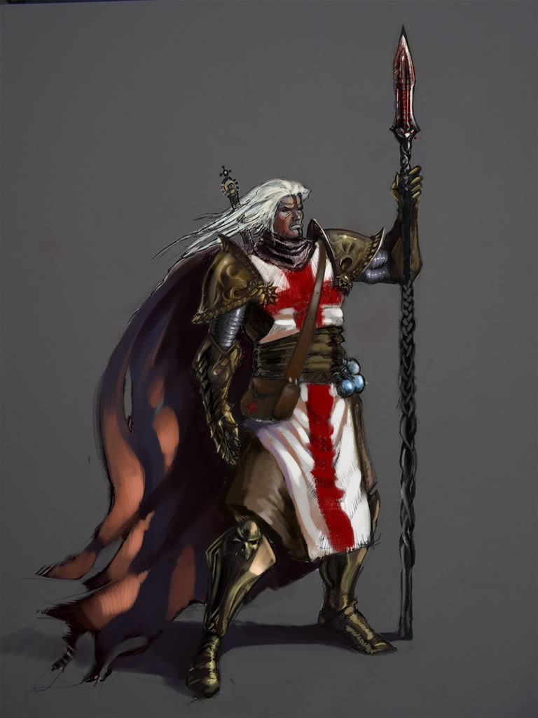 Warriors in art: Knight Templar by Vasil Hristov
