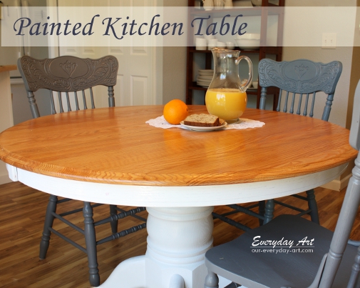 How To Paint A Laminate Kitchen Table Confessions Of A Serial Do