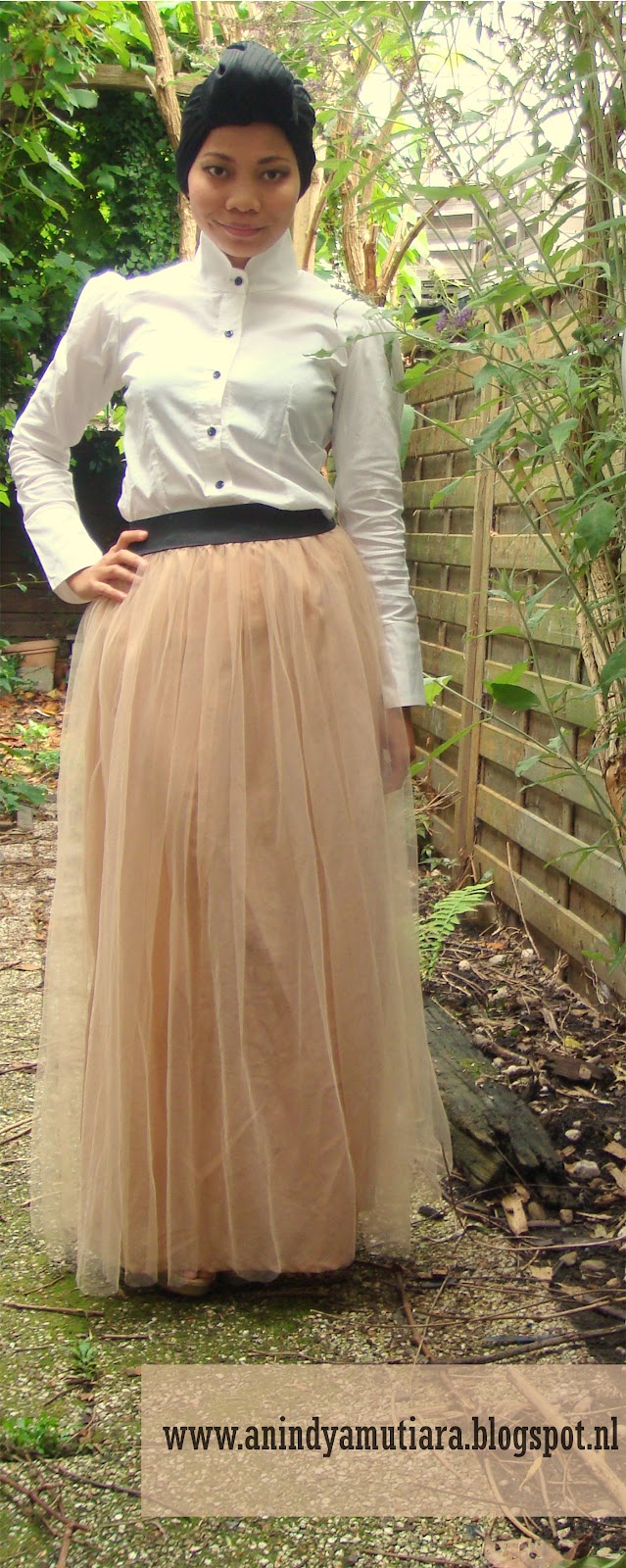 anienessence DIY tulle maxi skirt