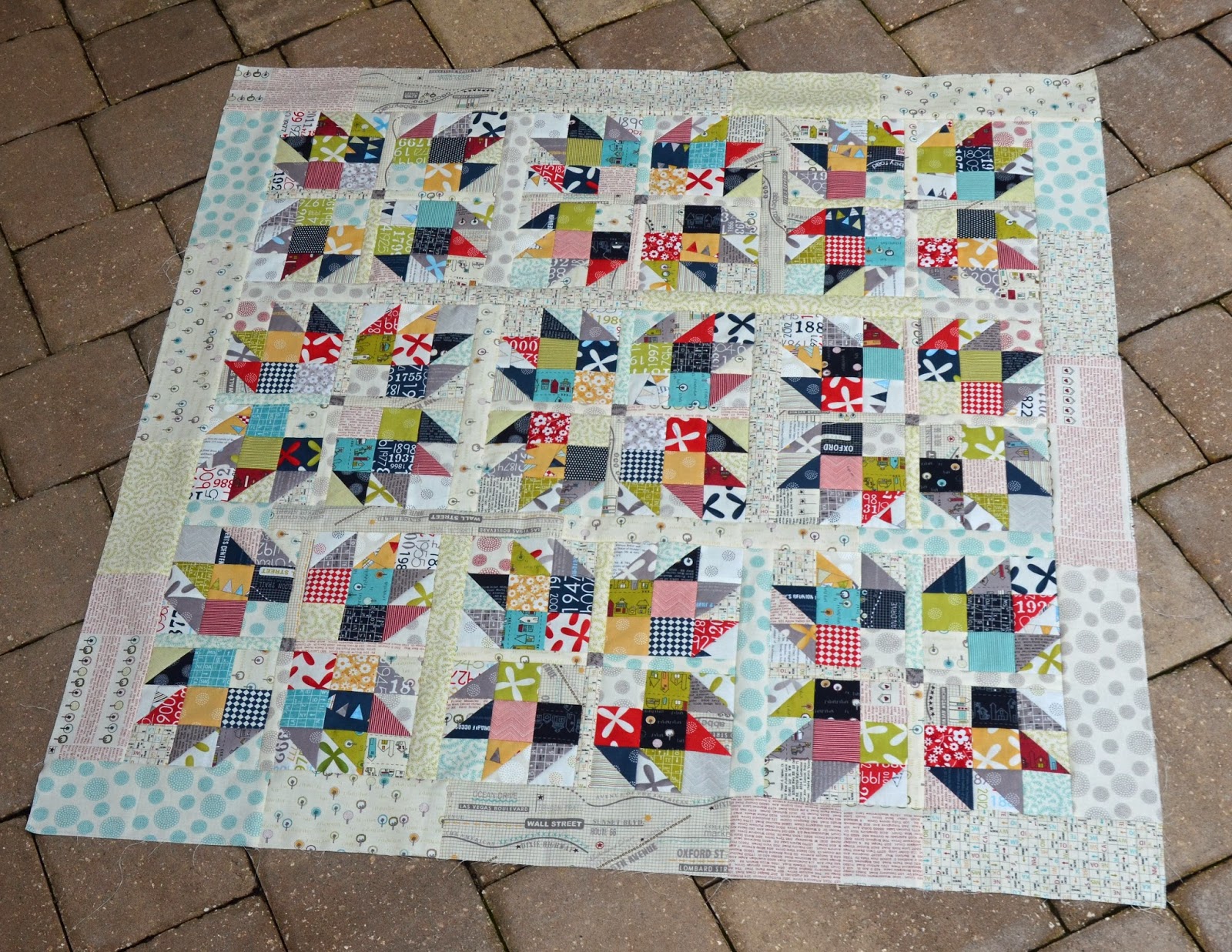 IslandLife Quilts Certainly scrappy my Jersey Girl quilt