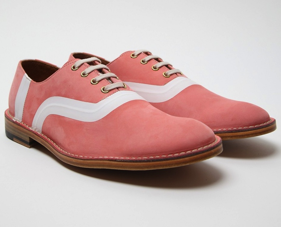 RANNAS Pink Oxford Shoe(Men)