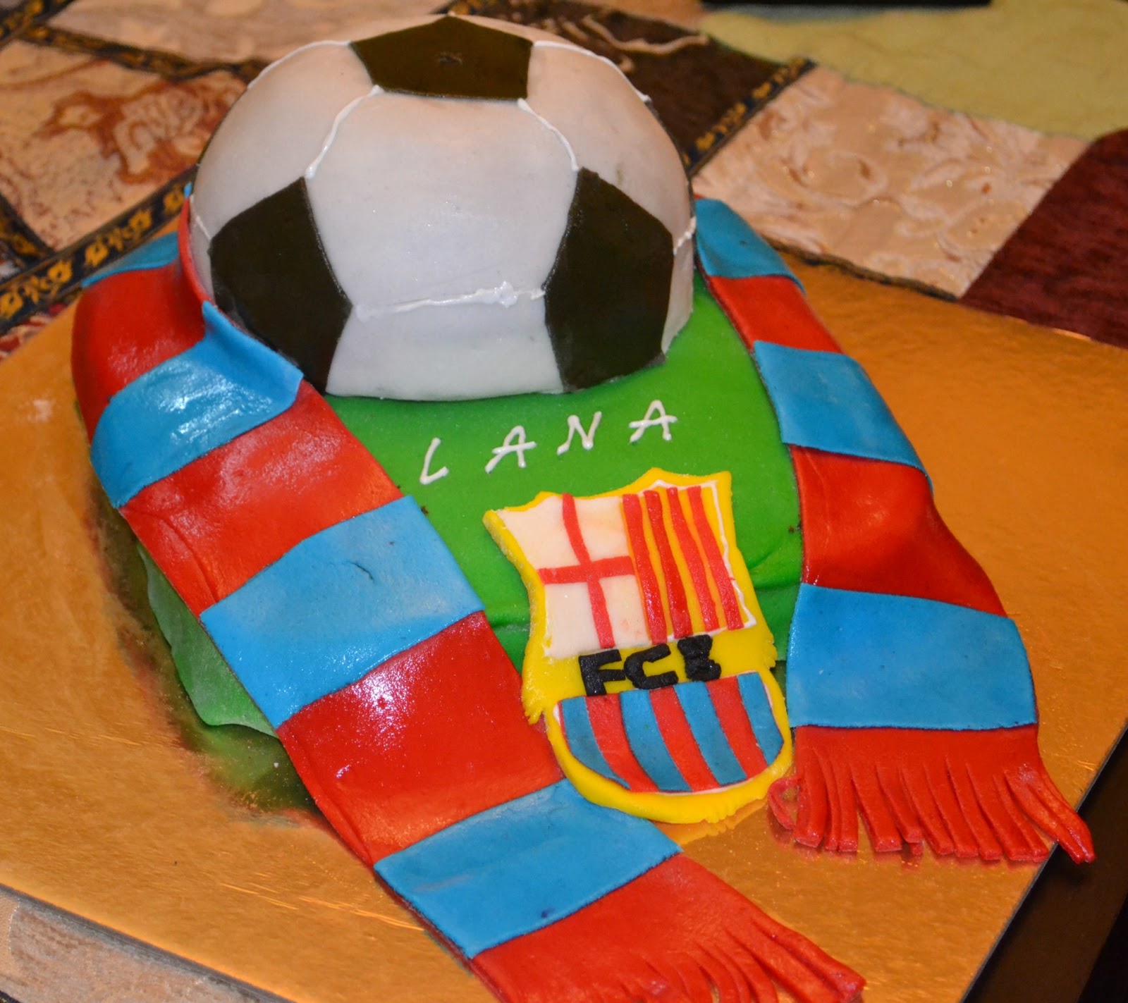 Fc Barcelona Cake