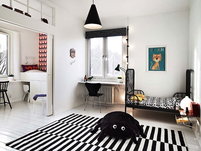 Habitaciones infantiles en Black & White | Etxekodeco