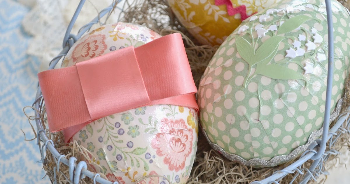 Attic Lace Turn Plastic DollarStore Eggs into Keepsake Easter Eggs