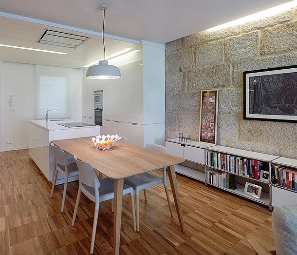ilia estudio interiorismo: Apartamento 65 m2 en Vigo donde el