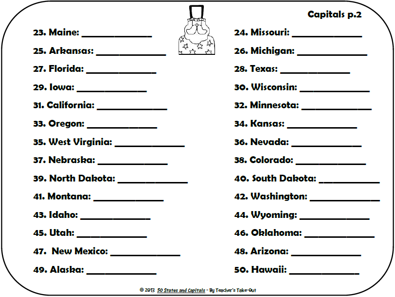 Homework help study state capitols