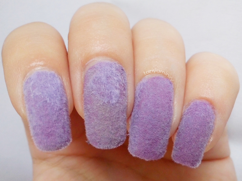 Fluffy Fur Lilac Nails KKCenterHk