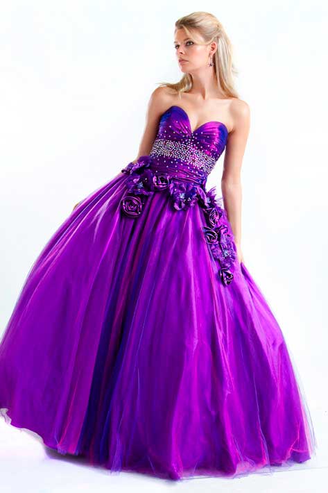 Vestido de 15 años - Color Púrpura o Morado : Vestidos para tu ...
